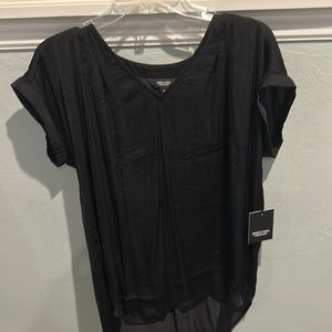 Simply Vera black silky blouse